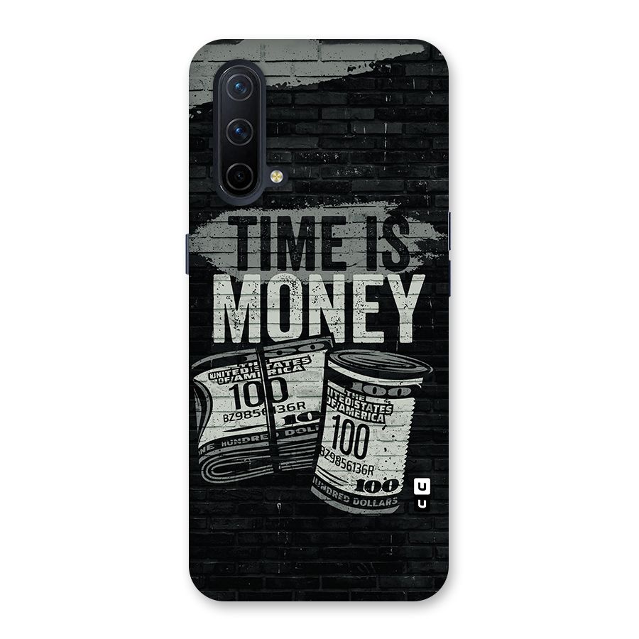 Time Is Money Glass Back Case for OnePlus Nord CE 5G