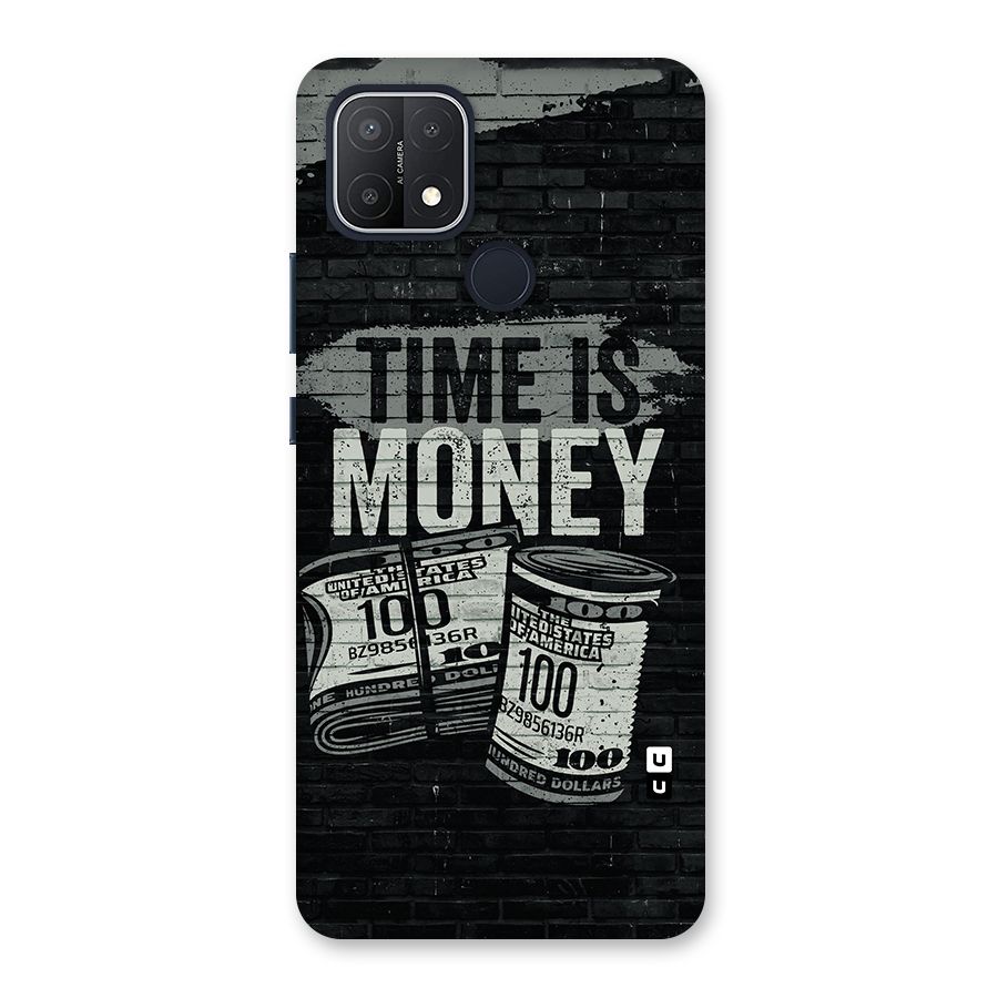 Time Is Money Back Case for Oppo A15