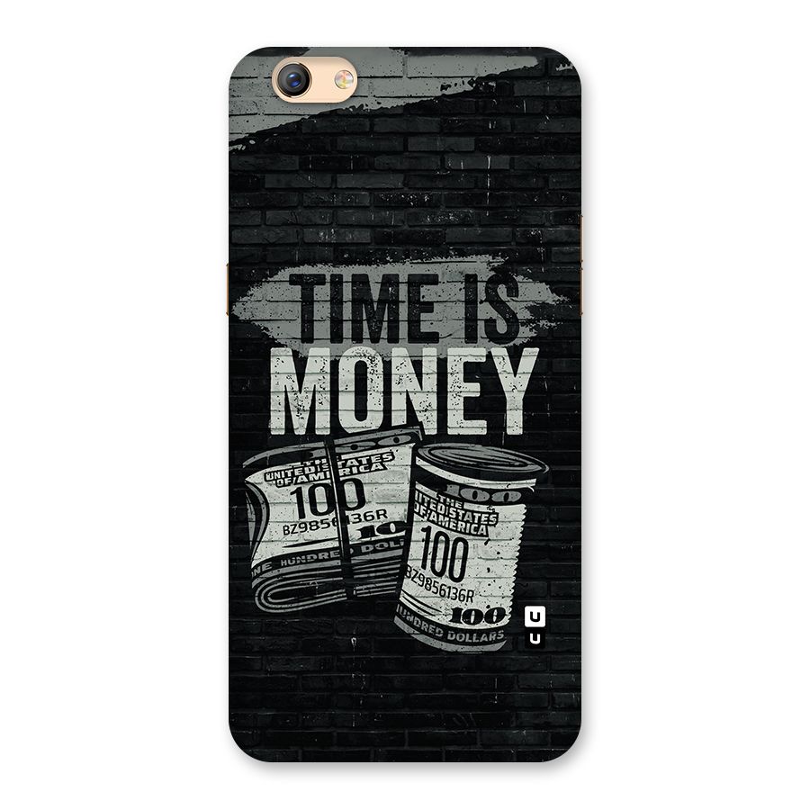 Time Is Money Back Case for Oppo F3 Plus