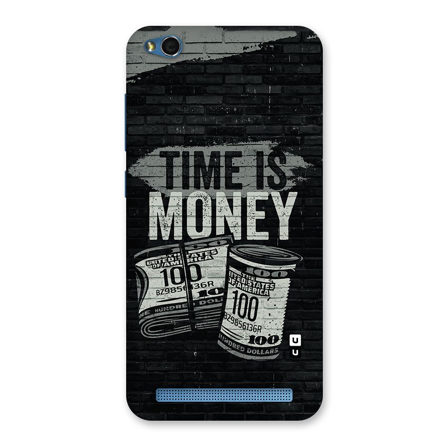 Time Is Money Back Case for Redmi 5A