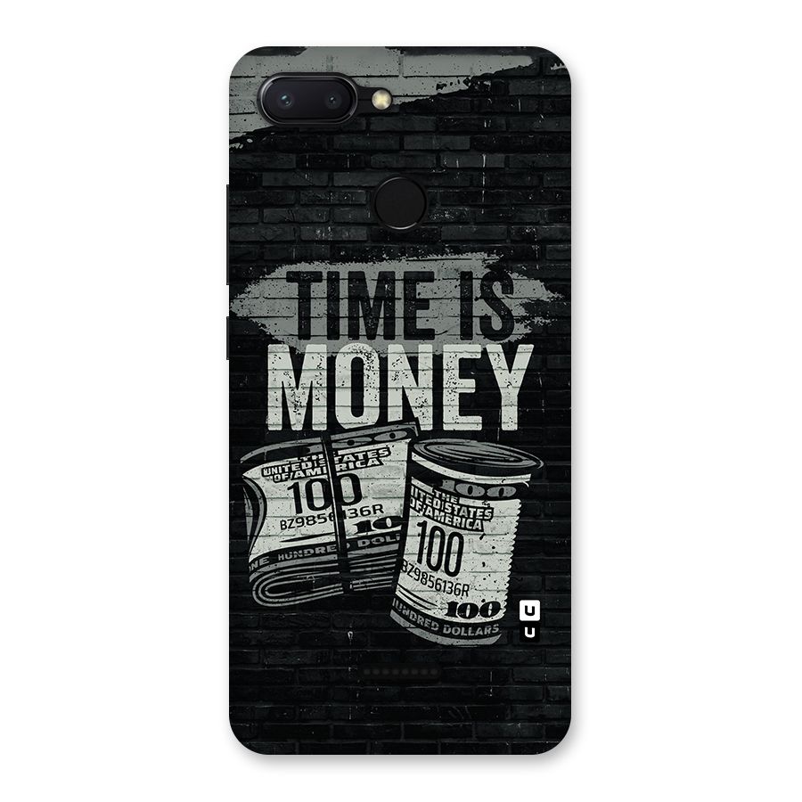 Time Is Money Back Case for Redmi 6