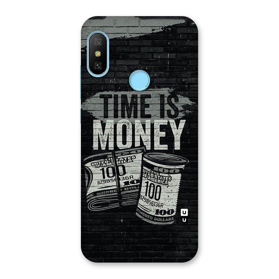 Time Is Money Back Case for Redmi 6 Pro