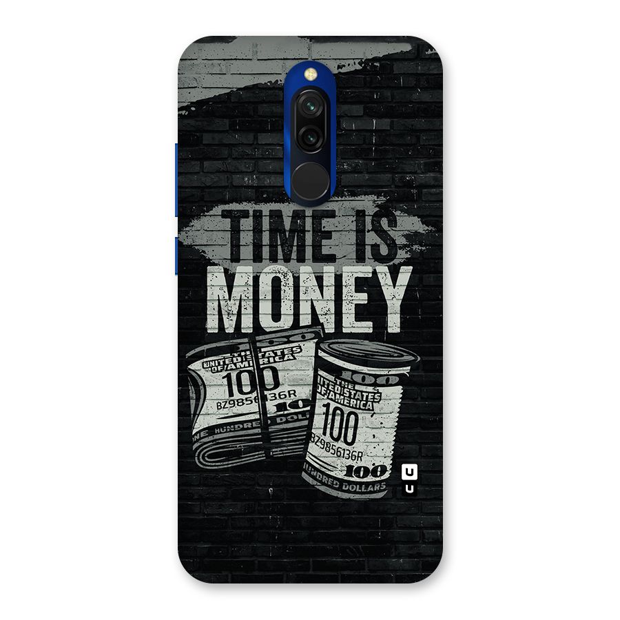 Time Is Money Back Case for Redmi 8