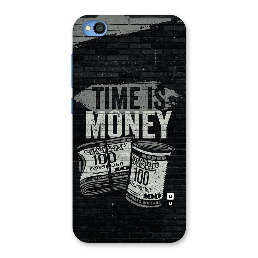Time Is Money Back Case for Redmi Go