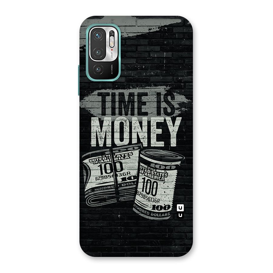 Time Is Money Back Case for Redmi Note 10T 5G