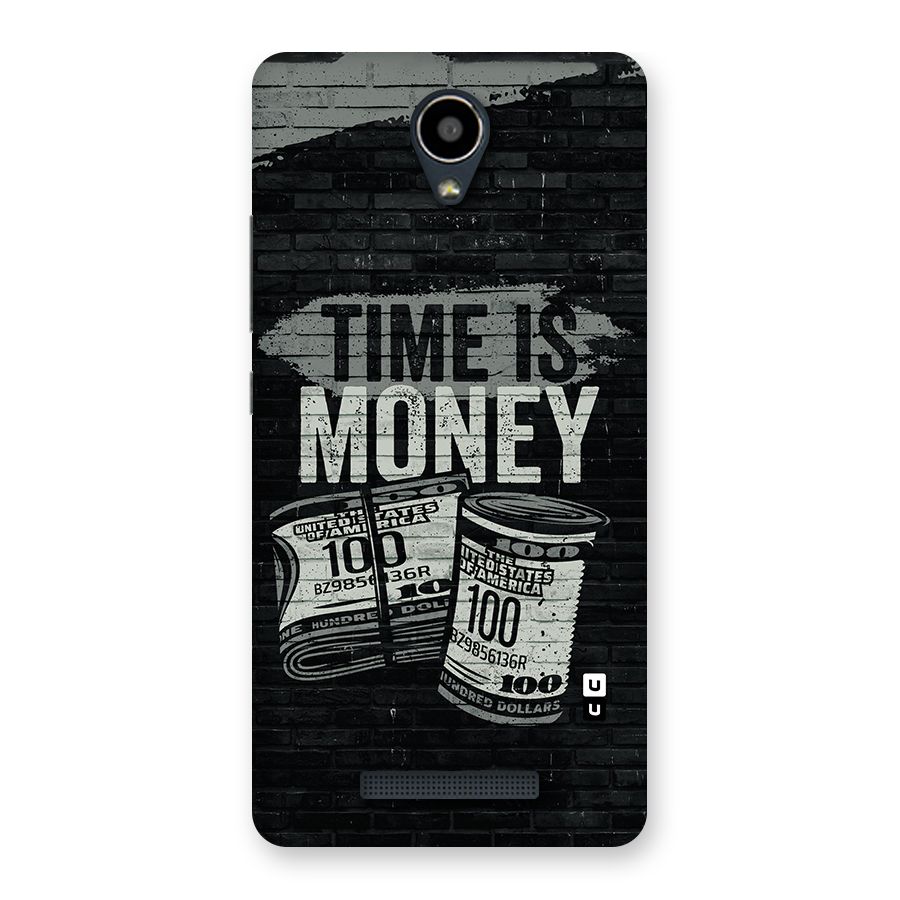 Time Is Money Back Case for Redmi Note 2