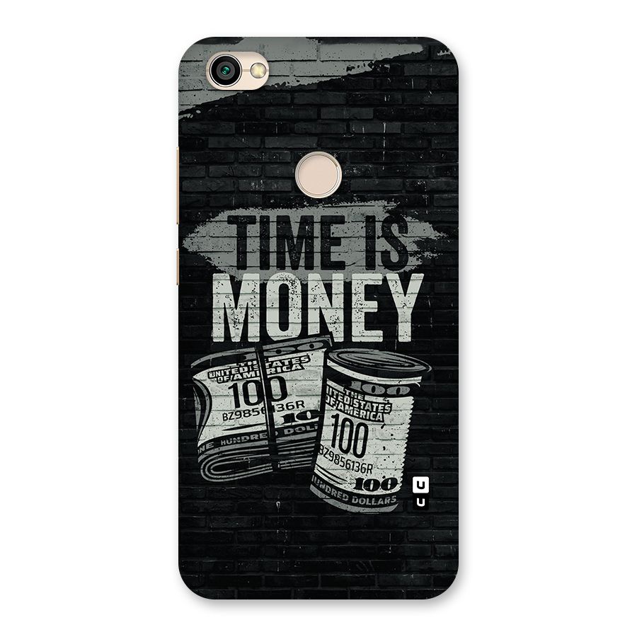Time Is Money Back Case for Redmi Y1 2017