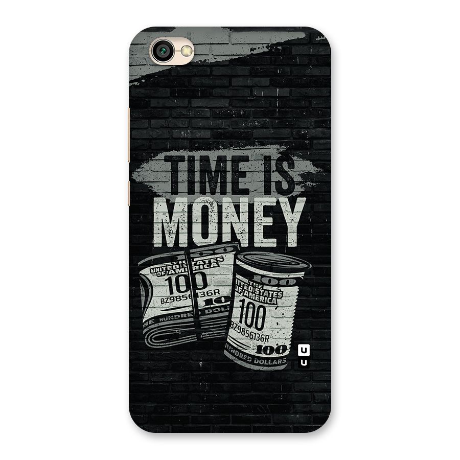 Time Is Money Back Case for Redmi Y1 Lite