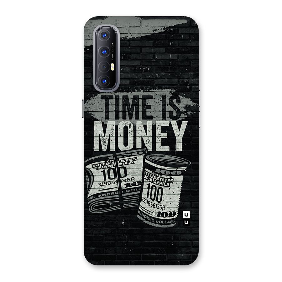 Time Is Money Back Case for Reno3 Pro