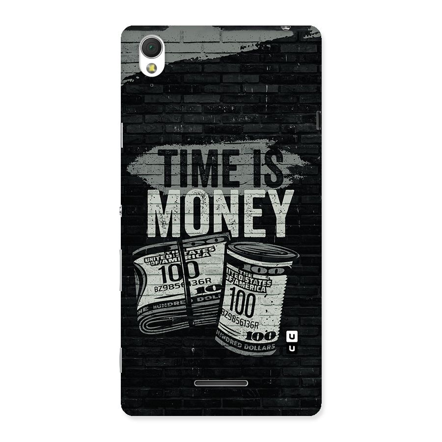 Time Is Money Back Case for Sony Xperia T3