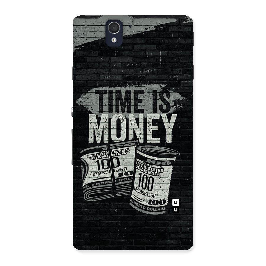 Time Is Money Back Case for Sony Xperia Z