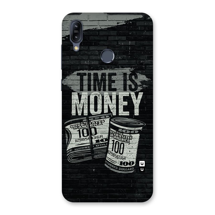 Time Is Money Back Case for Zenfone Max M2