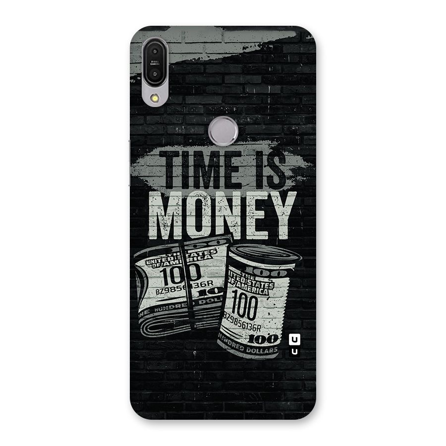 Time Is Money Back Case for Zenfone Max Pro M1
