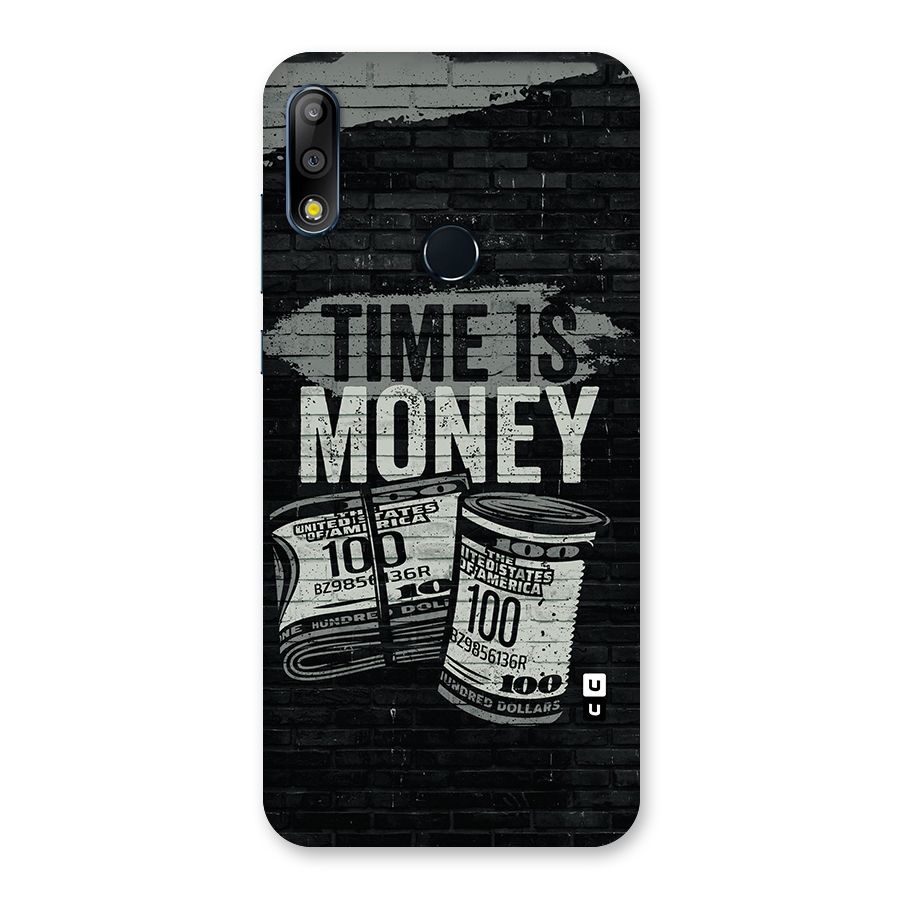 Time Is Money Back Case for Zenfone Max Pro M2