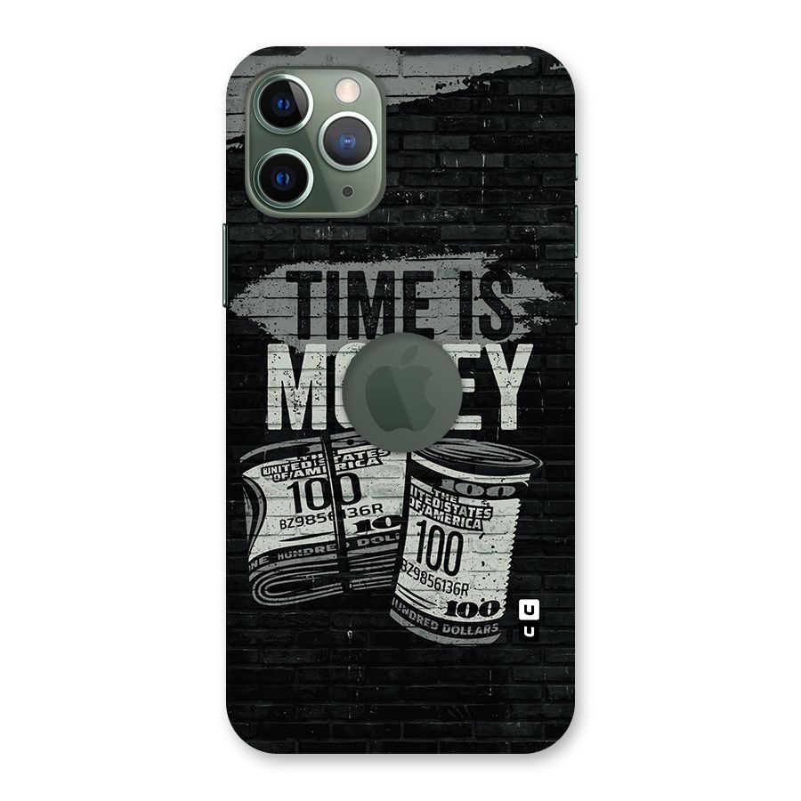 Time Is Money Back Case for iPhone 11 Pro Logo  Cut