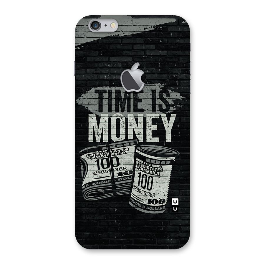 Time Is Money Back Case for iPhone 6 Plus 6S Plus Logo Cut