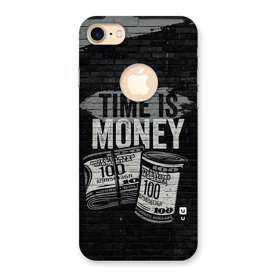 Time Is Money Back Case for iPhone 7 Logo Cut