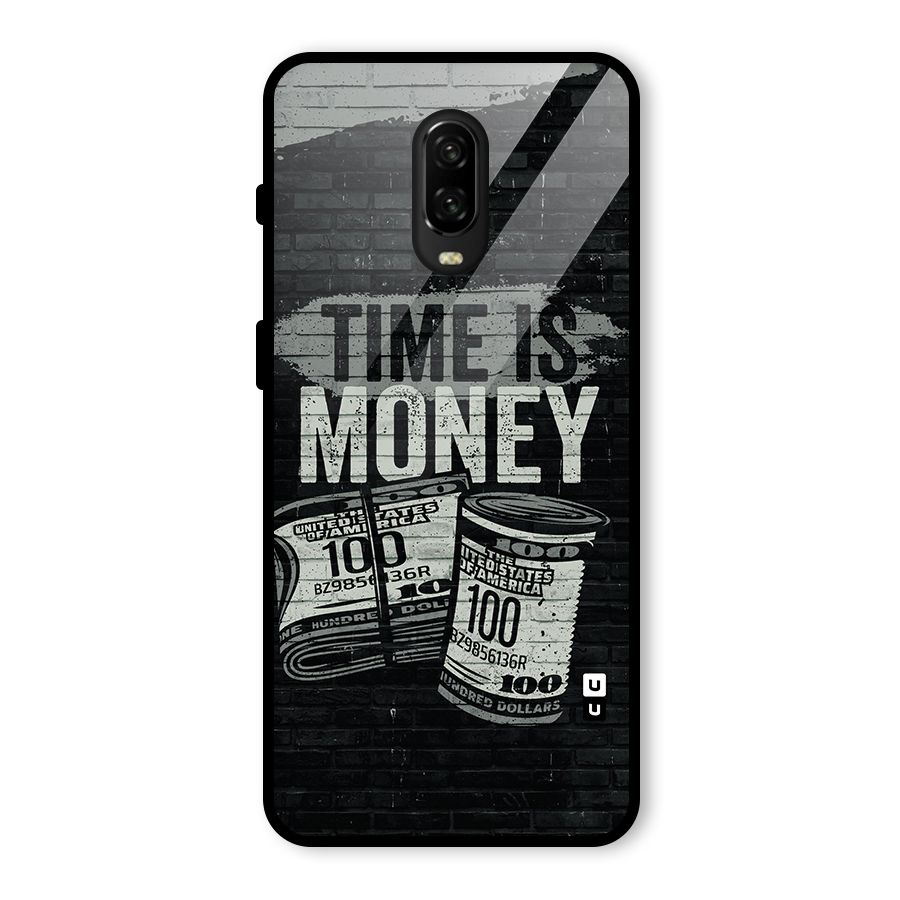 Time Is Money Glass Back Case for OnePlus 6T