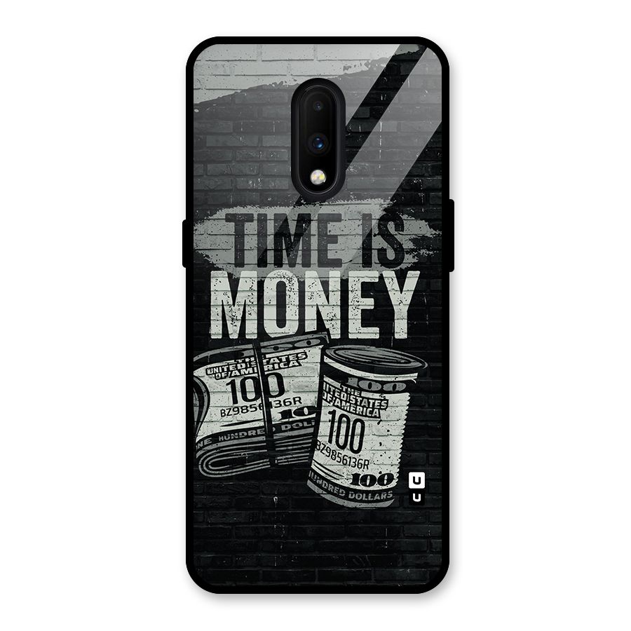 Time Is Money Glass Back Case for OnePlus 7