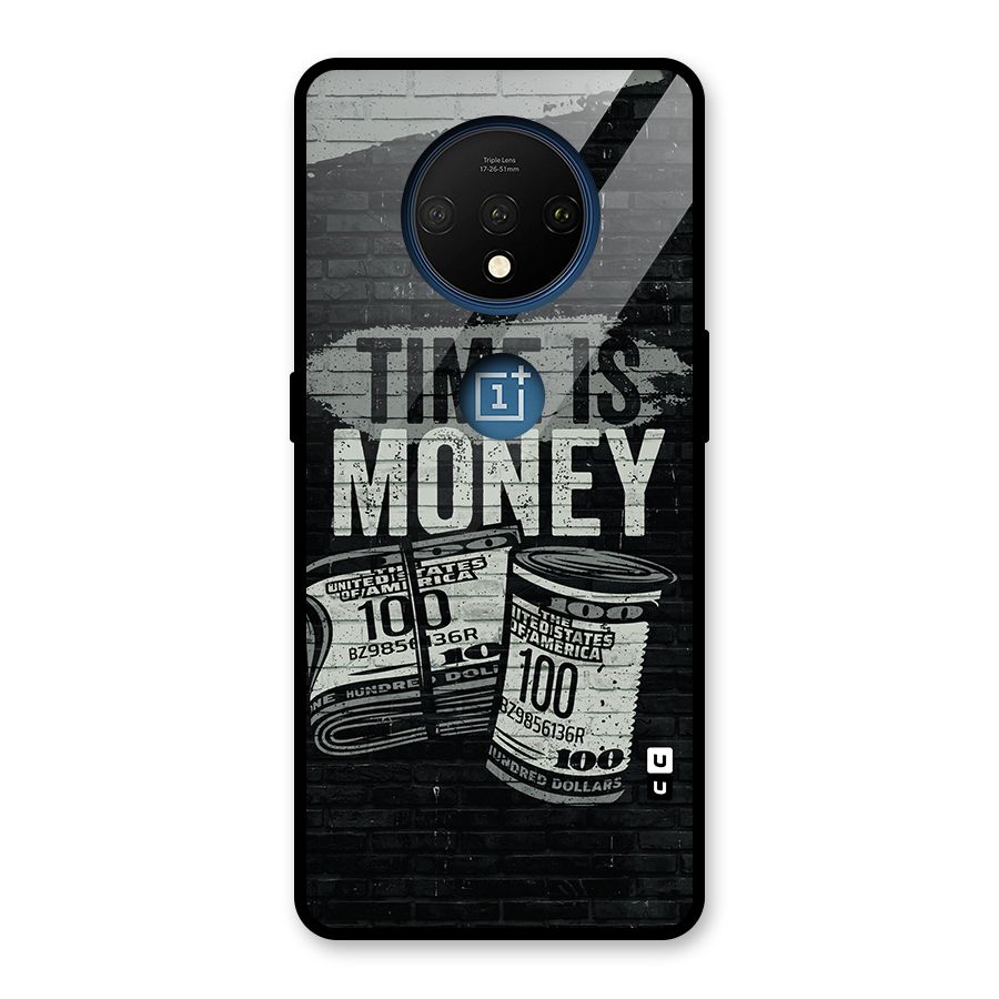 Time Is Money Glass Back Case for OnePlus 7T
