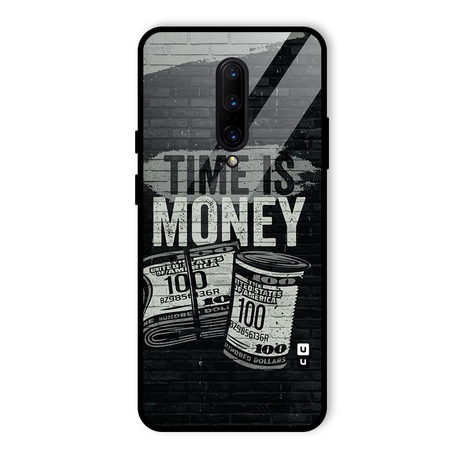 Time Is Money Glass Back Case for OnePlus 7 Pro