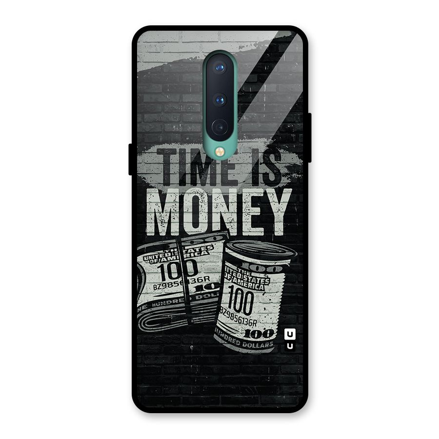 Time Is Money Glass Back Case for OnePlus 8