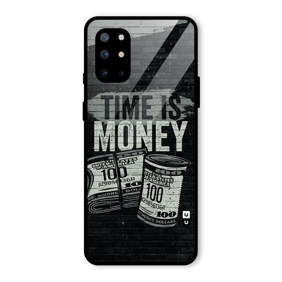 Time Is Money Glass Back Case for OnePlus 8T