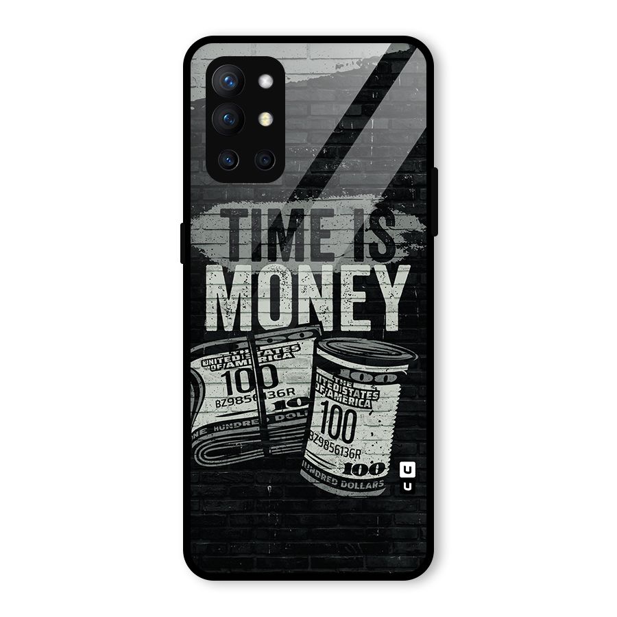 Time Is Money Glass Back Case for OnePlus 9R