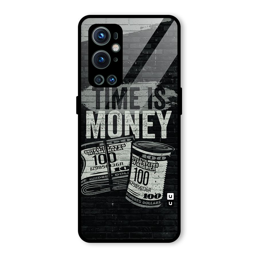 Time Is Money Glass Back Case for OnePlus 9 Pro