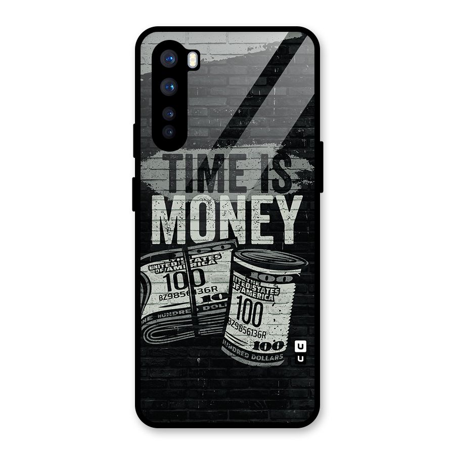 Time Is Money Glass Back Case for OnePlus Nord