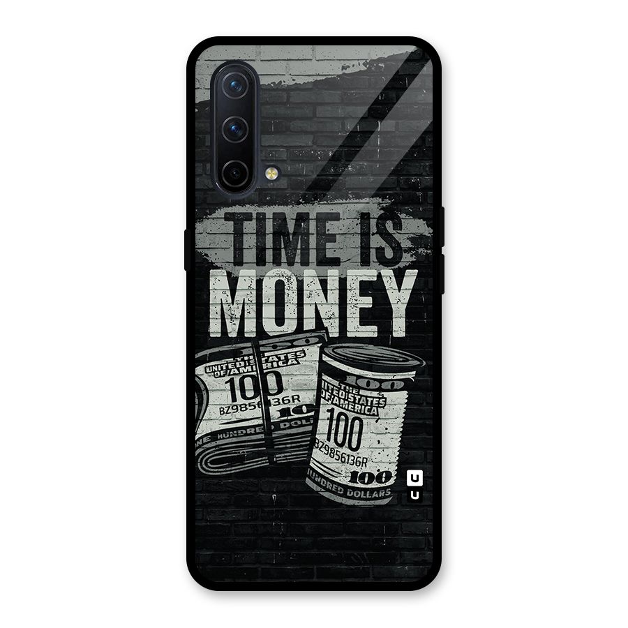 Time Is Money Glass Back Case for OnePlus Nord CE 5G