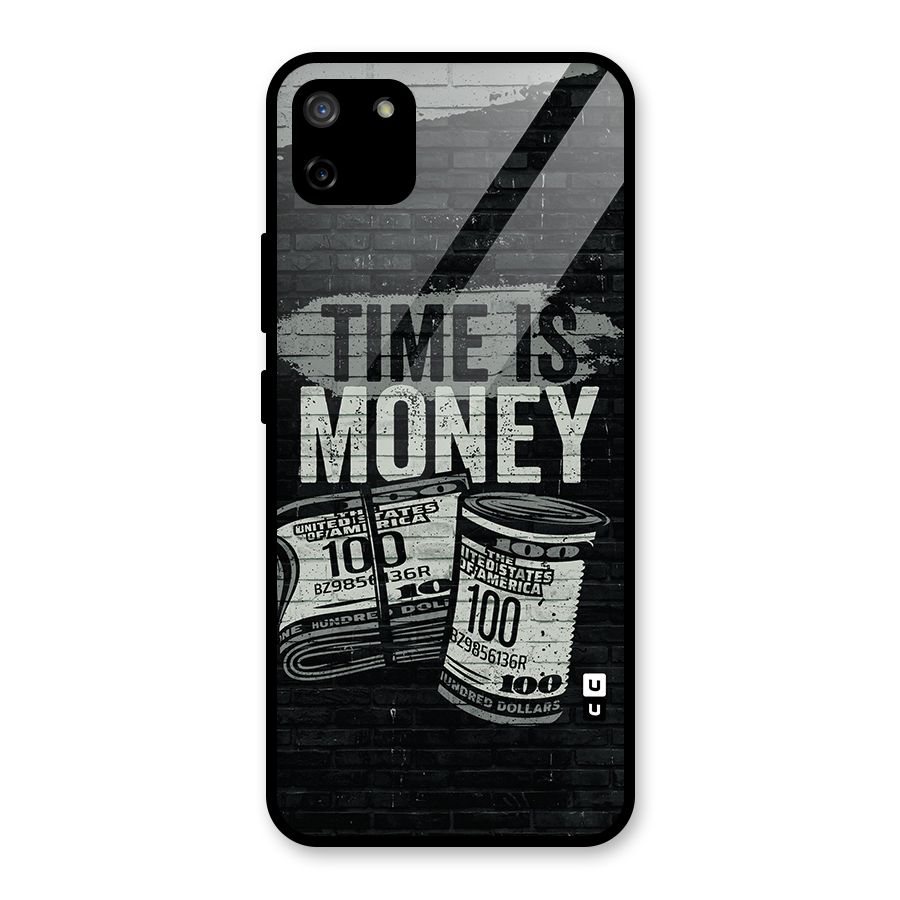 Time Is Money Glass Back Case for Realme C11