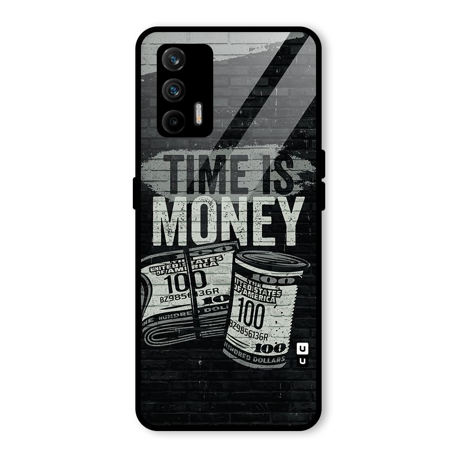 Time Is Money Glass Back Case for Realme GT 5G