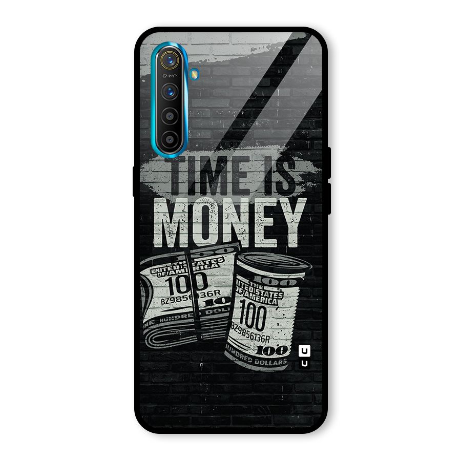 Time Is Money Glass Back Case for Realme X2