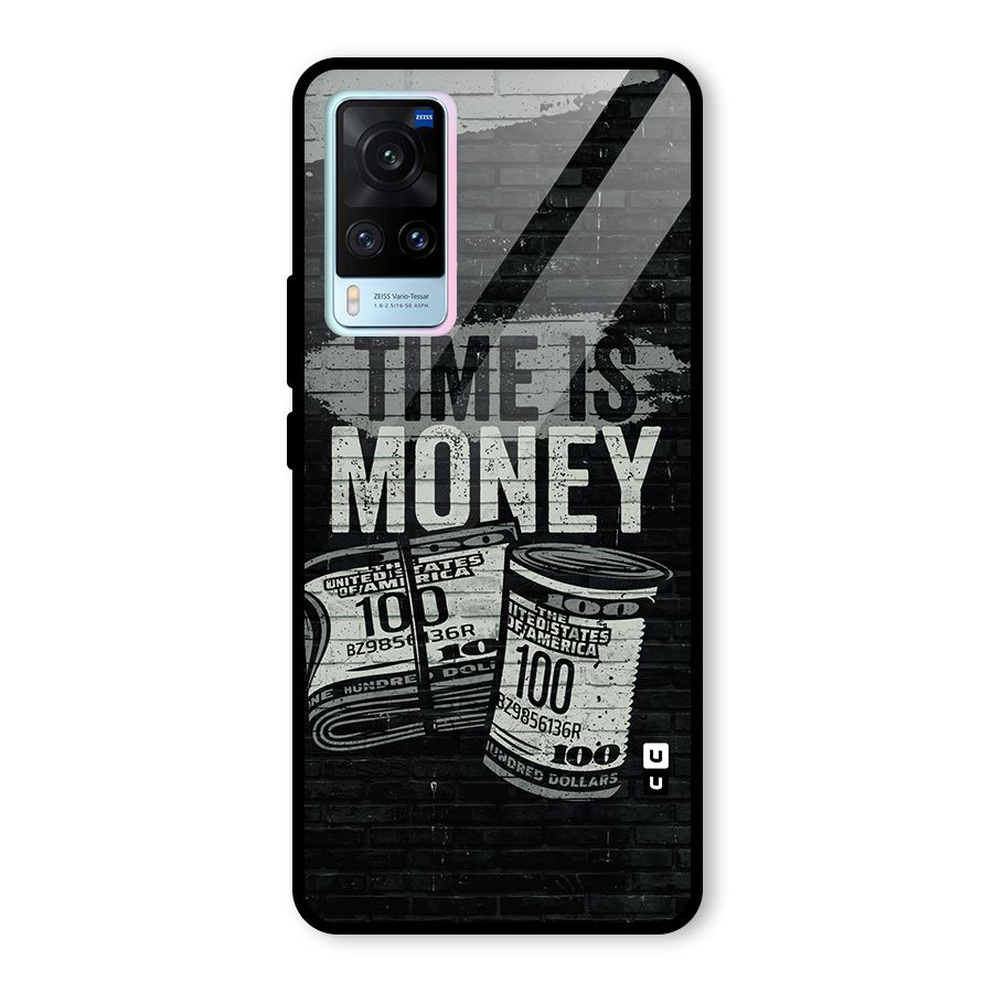 Time Is Money Glass Back Case for Vivo X60