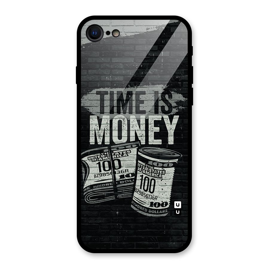 Time Is Money Glass Back Case for iPhone 7