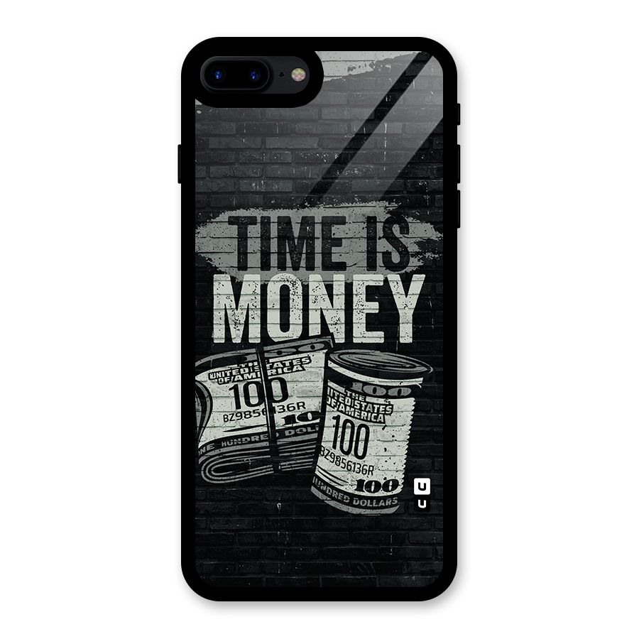Time Is Money Glass Back Case for iPhone 7 Plus