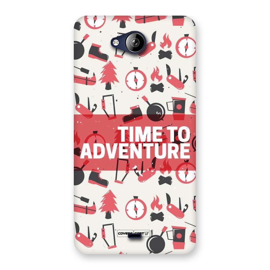 Time To Adventure Radiant Red Back Case for Canvas Play Q355