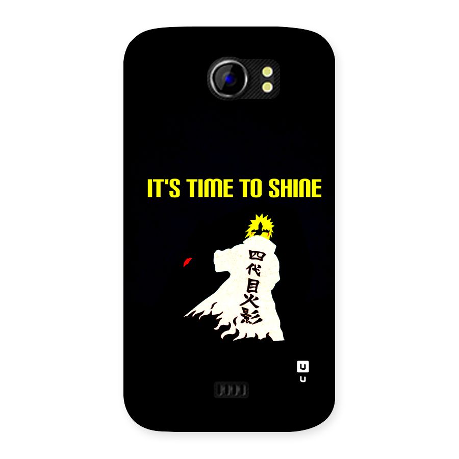 Time To Shine Back Case for Canvas 2 A110