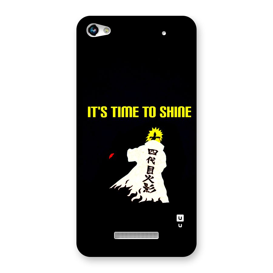 Time To Shine Back Case for Canvas Hue 2 A316