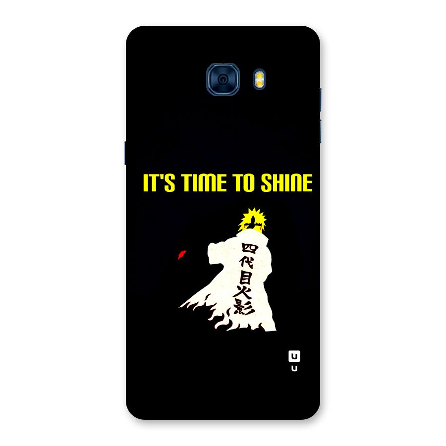 Time To Shine Back Case for Galaxy C7 Pro