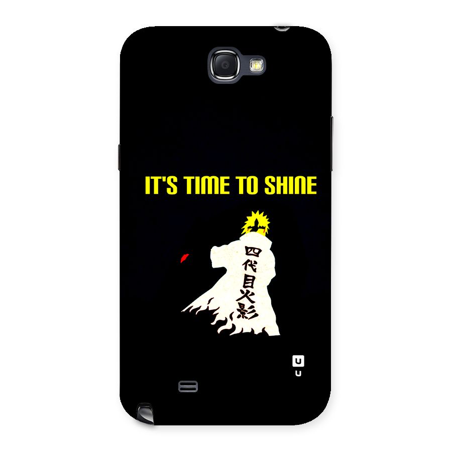 Time To Shine Back Case for Galaxy Note 2