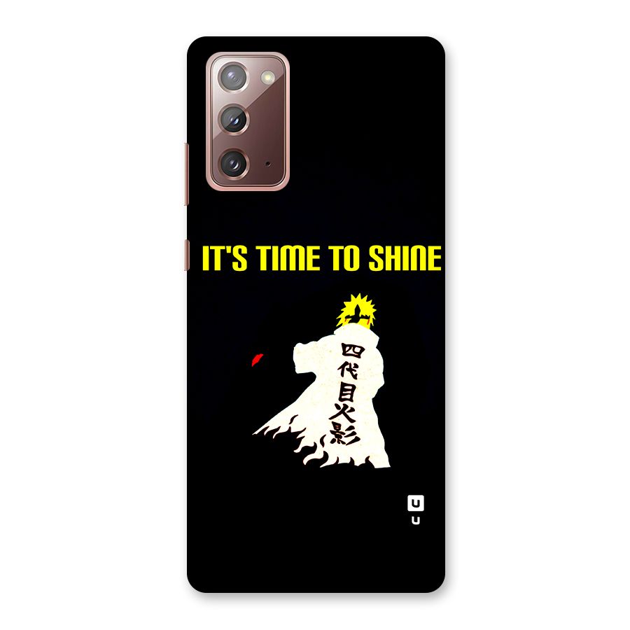 Time To Shine Back Case for Galaxy Note 20