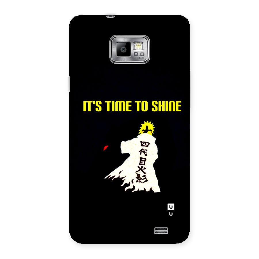 Time To Shine Back Case for Galaxy S2