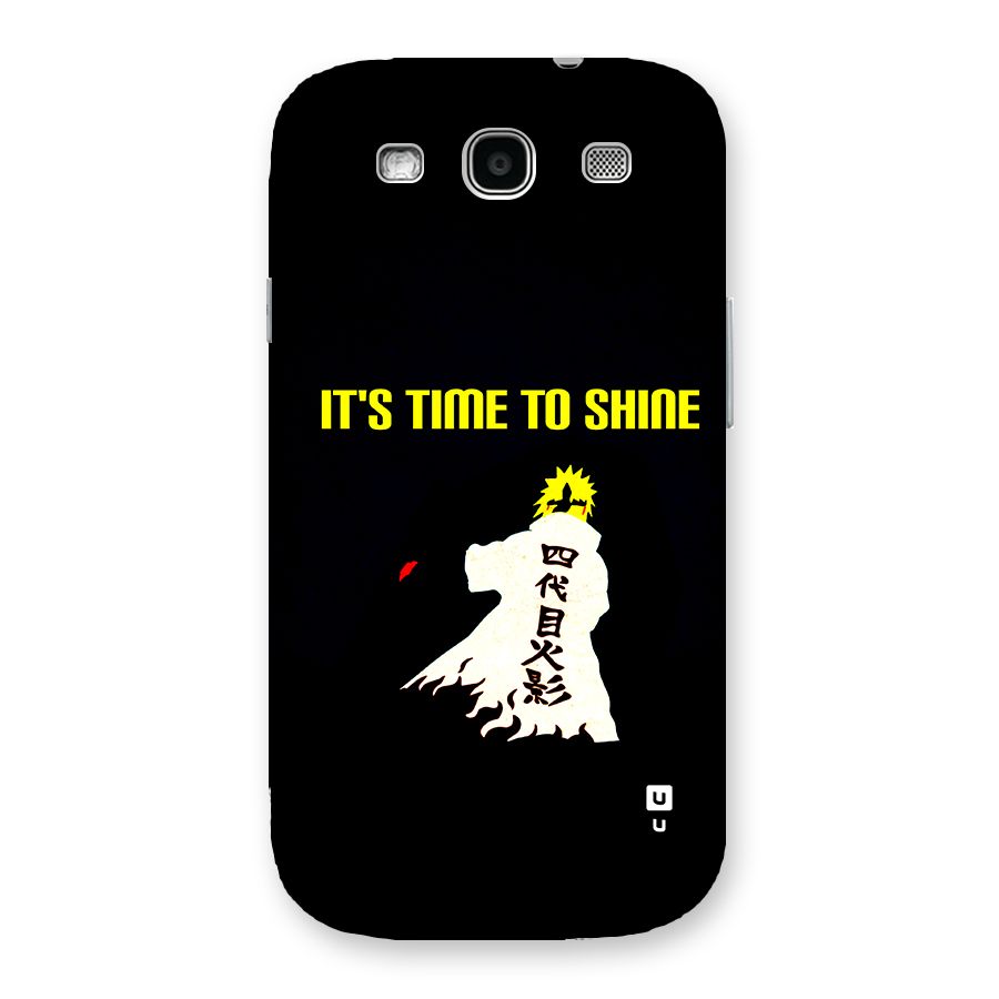 Time To Shine Back Case for Galaxy S3