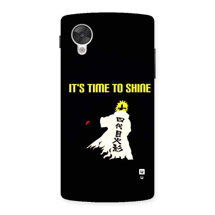 Time To Shine Back Case for Google Nexus 5
