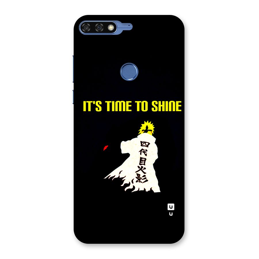 Time To Shine Back Case for Honor 7C