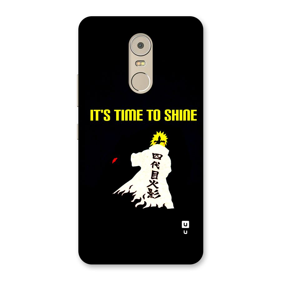 Time To Shine Back Case for Lenovo K6 Note