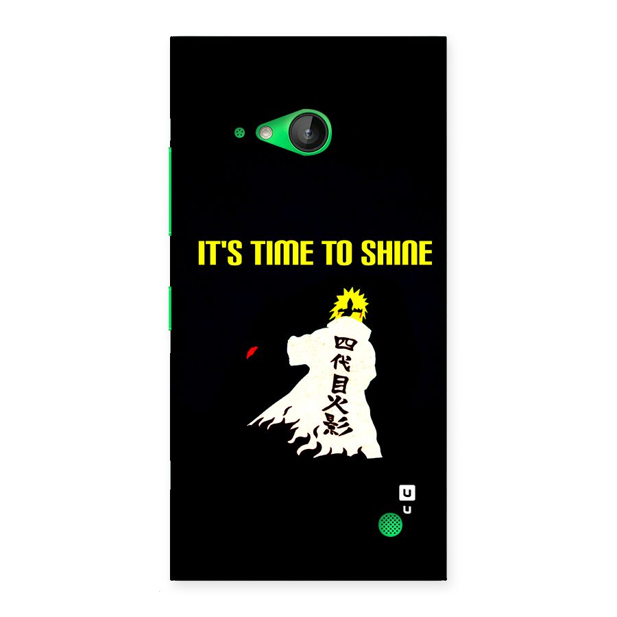 Time To Shine Back Case for Lumia 730