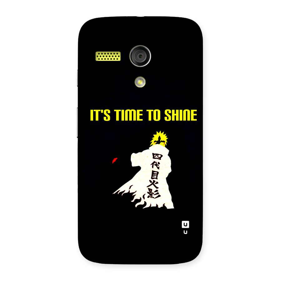 Time To Shine Back Case for Moto G